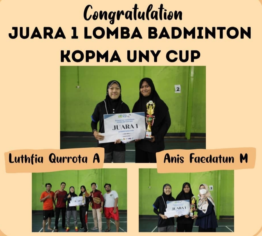 MAHASISWA UPN VETERAN YOGYAKARTA RAIH JUARA 1 KOPMA UNY CUP 2021 | UPN ...